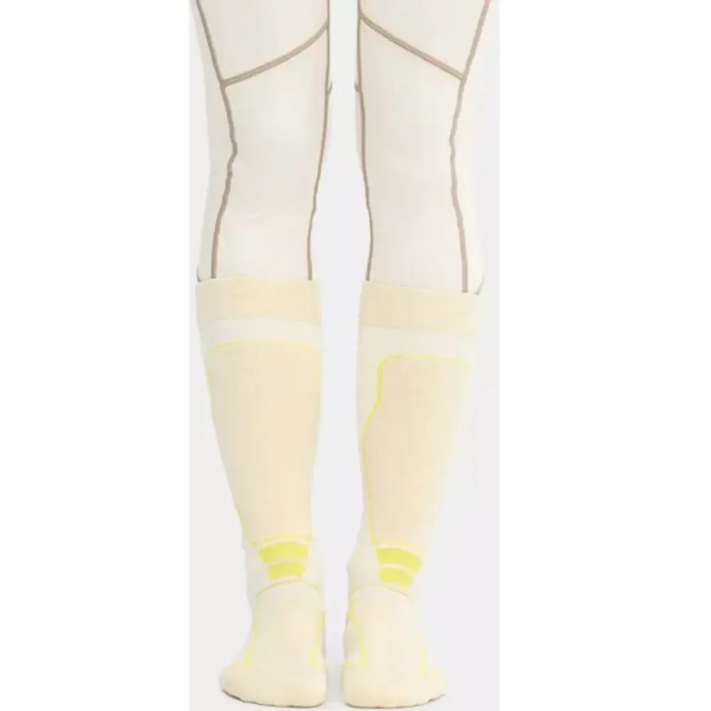 Halfdays Oatmilk Lightning Merino Light Cushion Ski Socks Size XS/S